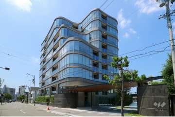 パークコート覚王山山門町の外観（北東側から）