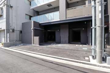 駐輪場の出入り口