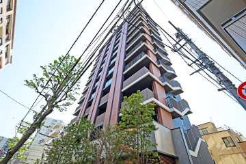 バウス新中野の外観（北東側から）