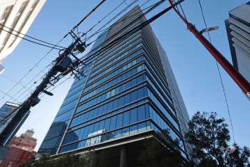 ラ・トゥール渋谷宇田川の外観(北側から)