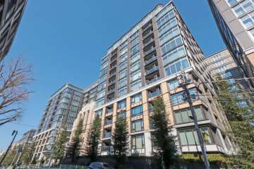 三田ガーデンヒルズパークマンションの外観（南東側から）