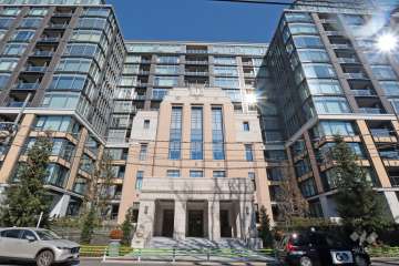 三田ガーデンヒルズパークマンションの外観（南側から）