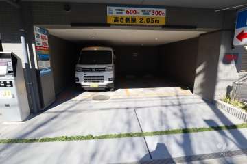 敷地内のコインパーキング