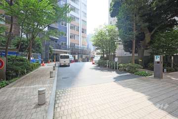 駐車場の出入り口