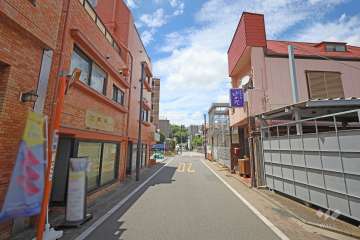 敷地北東側の前面道路　　