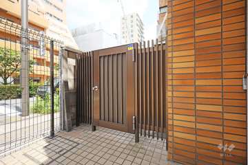 駐輪場の出入り口