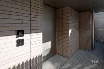 駐輪場の出入り口