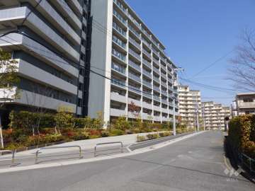 敷地東側の前面道路
