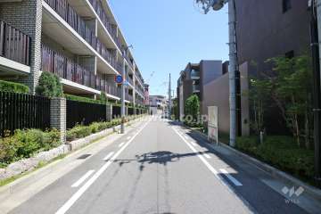 敷地南側の前面道路