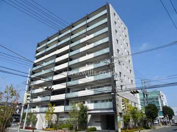 ルネ吹田江坂の外観（南東側から）