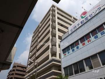 ファインフラッツ豊中の外観（南西側から）