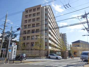 パークホームズ千里中央の外観（北西側から）