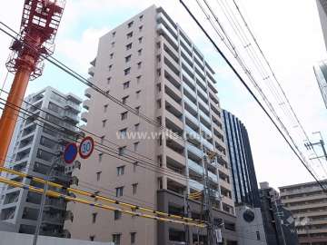 クレヴィア江坂イーストサイドの外観（北西側から）