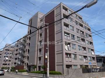 西宮第3コーポラスB棟の外観（南西側から）