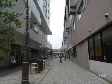 北側前面道路（東側から）