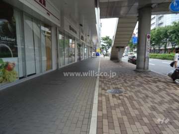 西側前面道路（北側から）