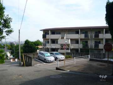 平井山荘ハイツの外観（北側から）
