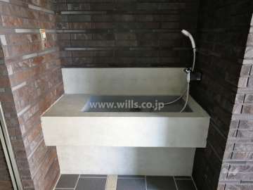 ペットの足洗い場