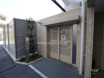 駐輪場の出入り口