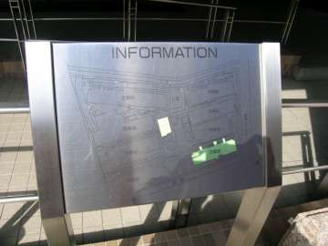 ロイヤルコート豊中の敷地配置図