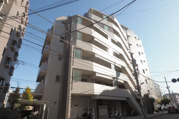 パレステージ三鷹の外観（北西側から）