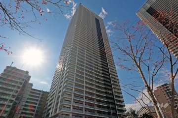 晴海フラッグパークビレッジT棟の外観(北東側から)