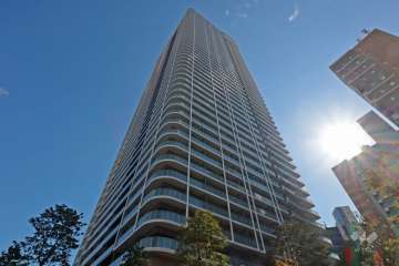 晴海フラッグパークビレッジT棟の外観(北西側から)