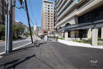敷地南側の前面道路