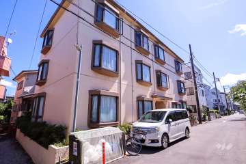 メゾン元住吉の外観（北西側から）