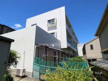 上野台レジデンスの外観（南西側から）