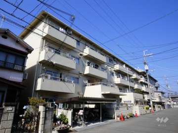 曽根南ハイツの外観（南東側から）