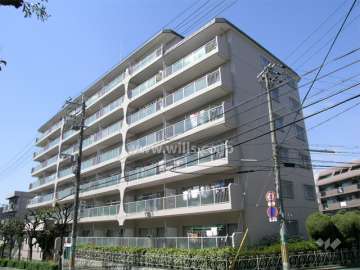 日商岩井第２緑地公園マンションの外観（南東側から）