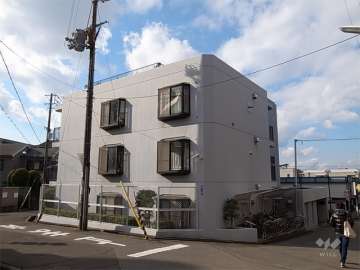 日商岩井第４緑地公園マンションの外観（北東側から）