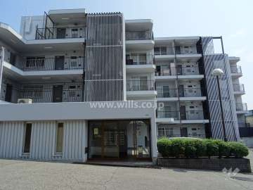 日商岩井第4緑地公園マンションの外観（北側から）