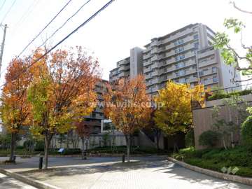 モンセーヌ住吉川公園２番館の外観（北西側から）