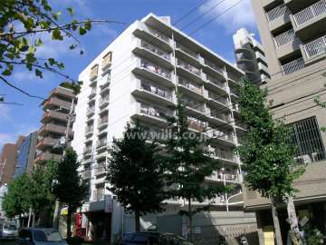 豊中南ロイヤルマンションの外観（南西側から）