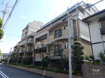 クラウンハイム本山セレネートの外観（北西側から）