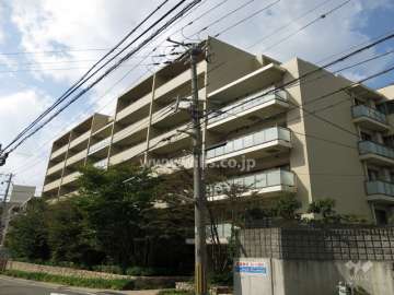 グランドメゾン住吉本町ネクスの外観（南東側から）