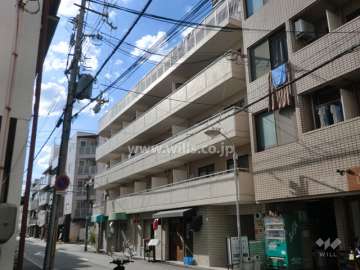 サンコート御影の外観（南西側から）