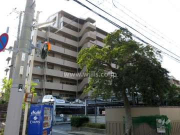 ジオ魚崎住吉川の外観（北東側から）
