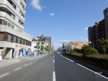 敷地南東側の前面道路（国道2号線）