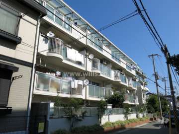 セルダン住吉川の外観（南西側から）
