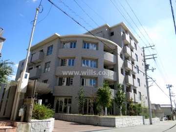 ダイナシティ住吉川の外観（北西側から）