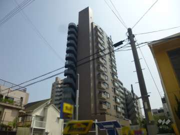 ハイネス東灘の外観（北西側から）