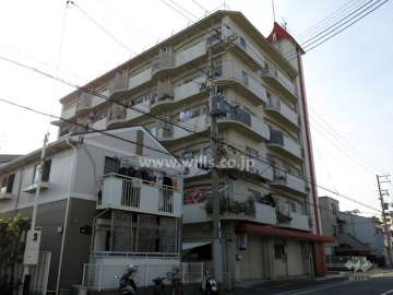 パインハイツ住吉の外観（北東側から）