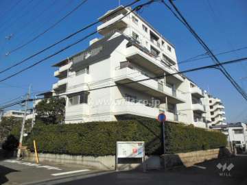 パレ住吉川の外観（北西側から）
