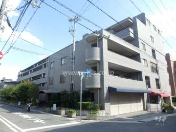 メゾン本山中町の外観（北西側から）