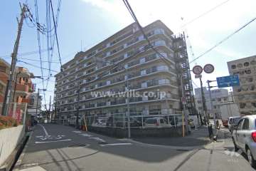 豊中曽根グランドコーポの外観（北東側から）