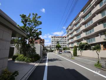 敷地南側の前面道路