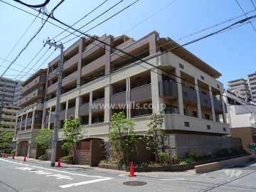ルサンク甲南の外観（北東側から）